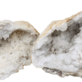 Geode de calcite blanche