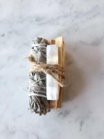 Selenite palo santo sauge